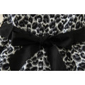 Frühling Herbst Kinder tragen Mädchen schwarz Leopard Print Boutique Kleider für Schulkinder Mode Kleidung